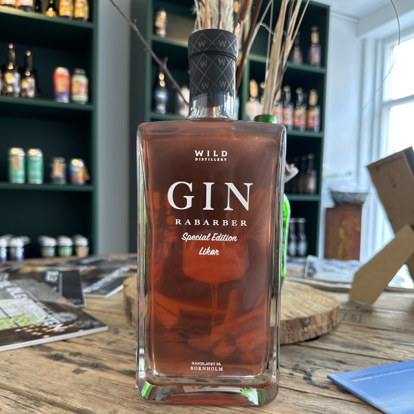 Wild-Distillery-Ene-Organic-Gin-Likør-Rabarber-Special-Edition